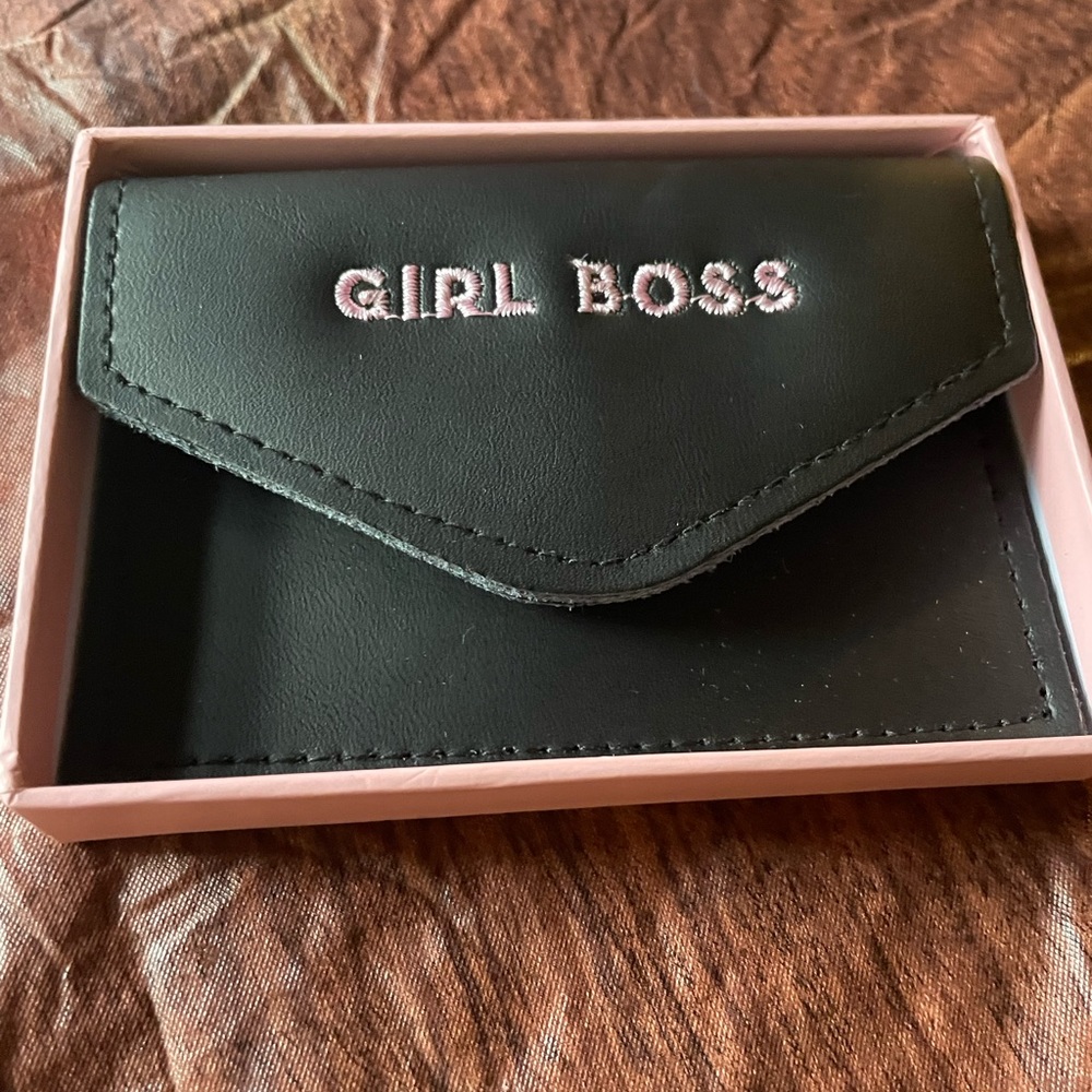 Girl Boss card holder